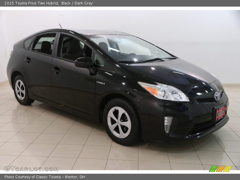 Black / Dark Gray 2015 Toyota Prius Two Hybrid
