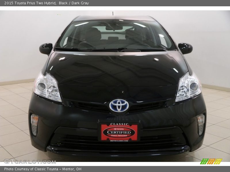 Black / Dark Gray 2015 Toyota Prius Two Hybrid