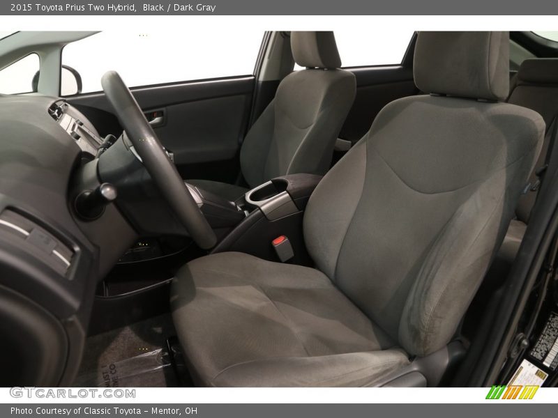 Black / Dark Gray 2015 Toyota Prius Two Hybrid