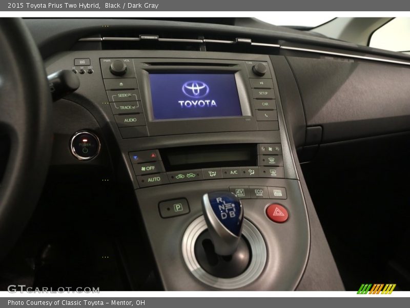 Black / Dark Gray 2015 Toyota Prius Two Hybrid