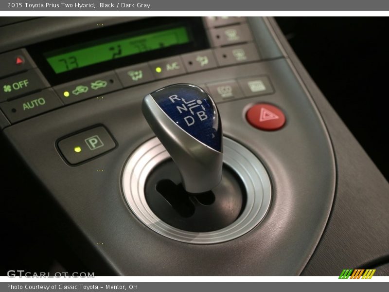 Black / Dark Gray 2015 Toyota Prius Two Hybrid