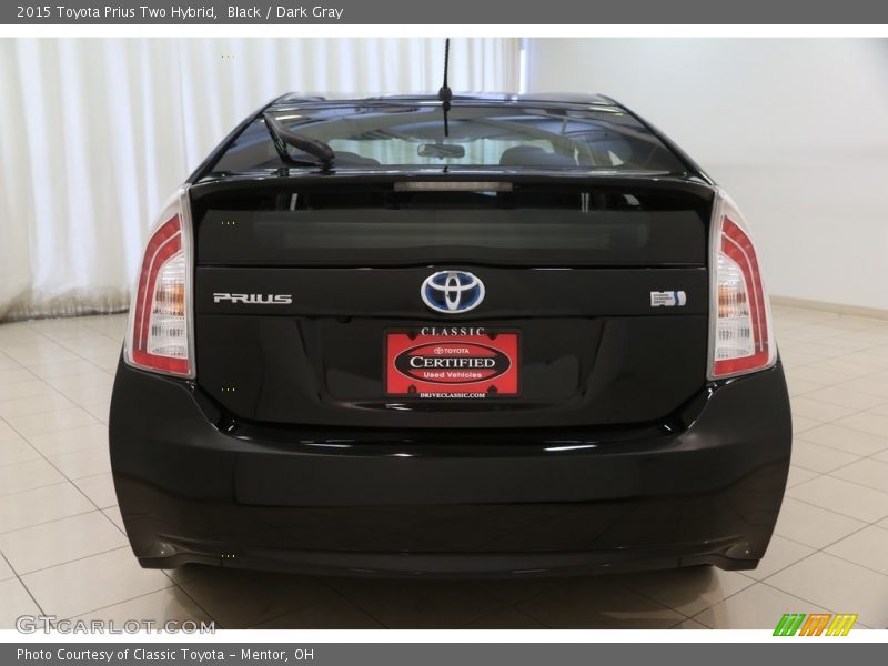 Black / Dark Gray 2015 Toyota Prius Two Hybrid