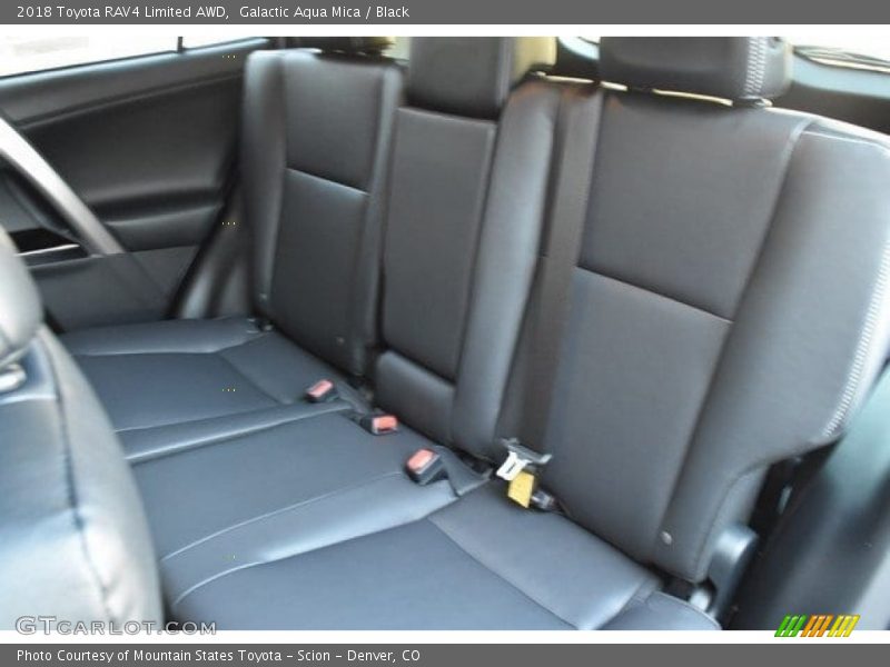 Galactic Aqua Mica / Black 2018 Toyota RAV4 Limited AWD