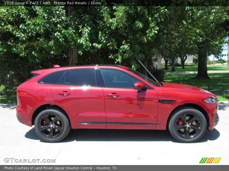 Firenze Red Metallic / Ebony 2019 Jaguar F-PACE S AWD