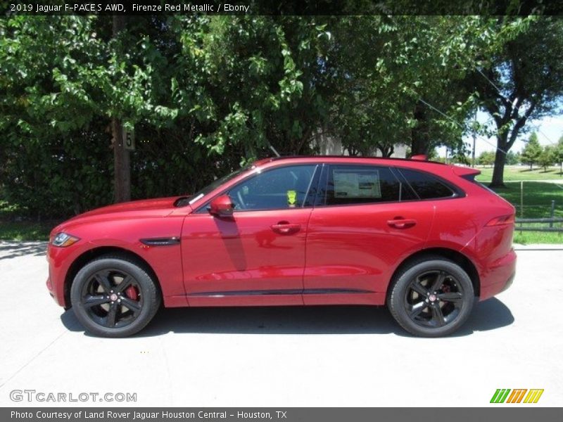 Firenze Red Metallic / Ebony 2019 Jaguar F-PACE S AWD
