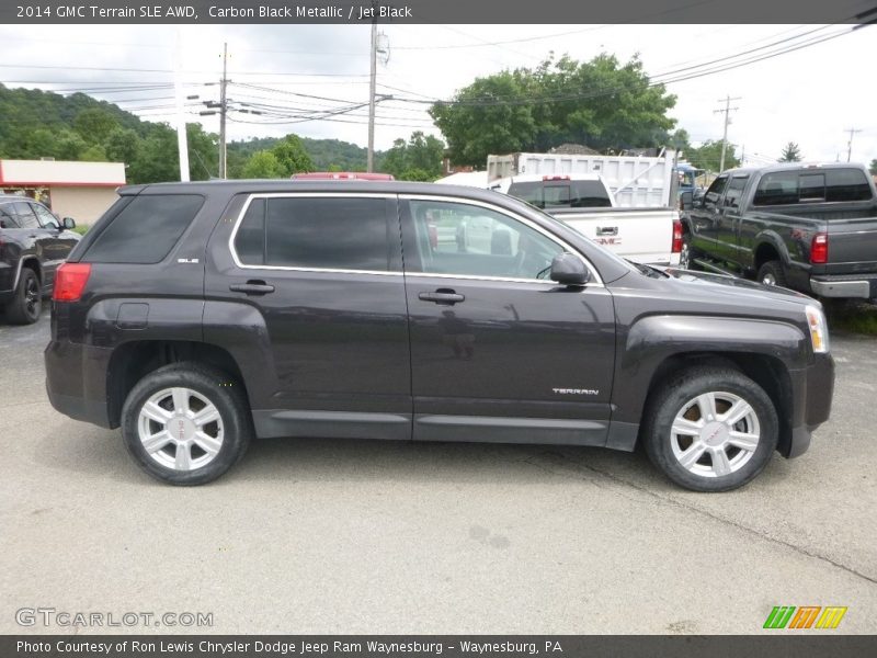 Carbon Black Metallic / Jet Black 2014 GMC Terrain SLE AWD