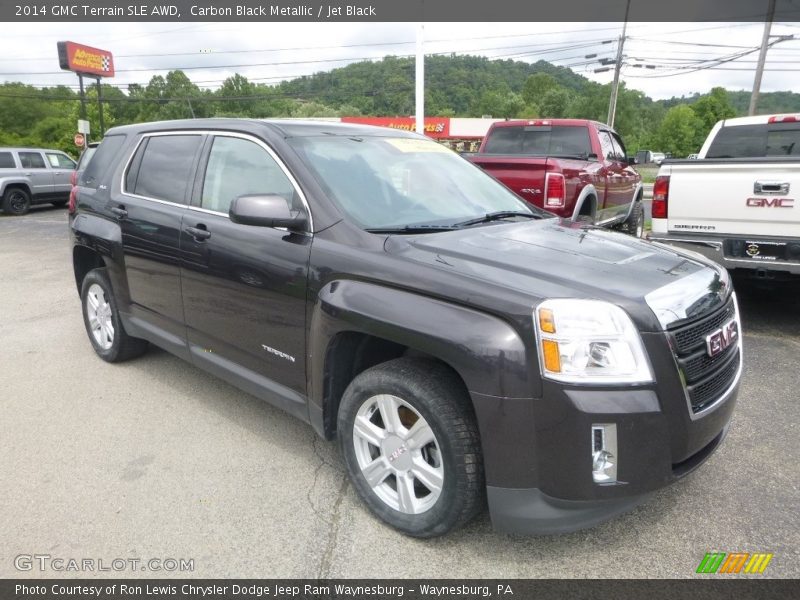 Carbon Black Metallic / Jet Black 2014 GMC Terrain SLE AWD