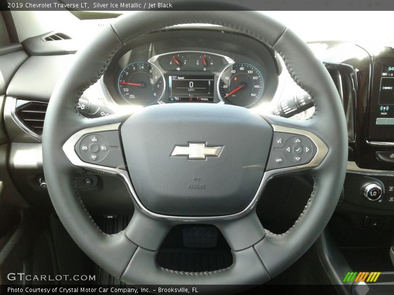 Silver Ice Metallic / Jet Black 2019 Chevrolet Traverse LT
