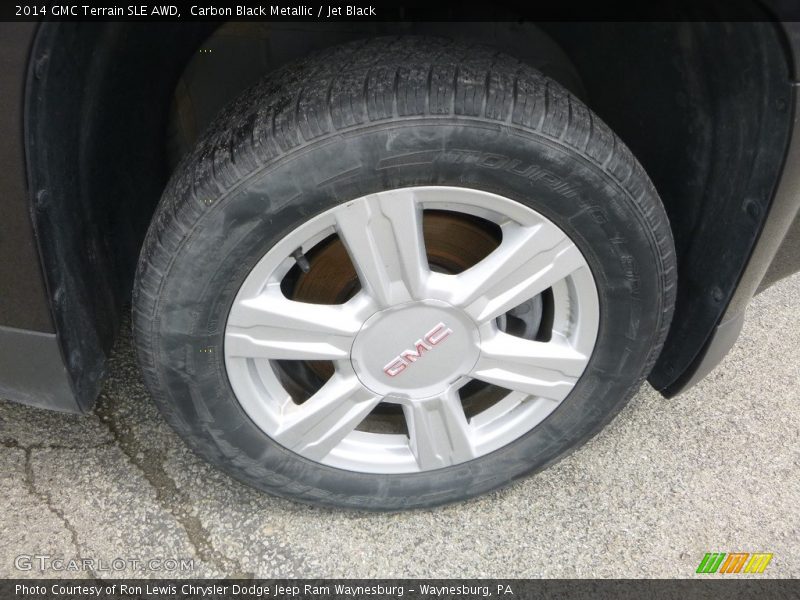 Carbon Black Metallic / Jet Black 2014 GMC Terrain SLE AWD