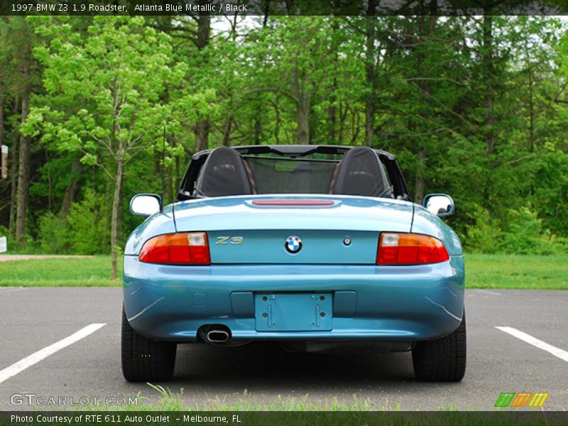 Atlanta Blue Metallic / Black 1997 BMW Z3 1.9 Roadster