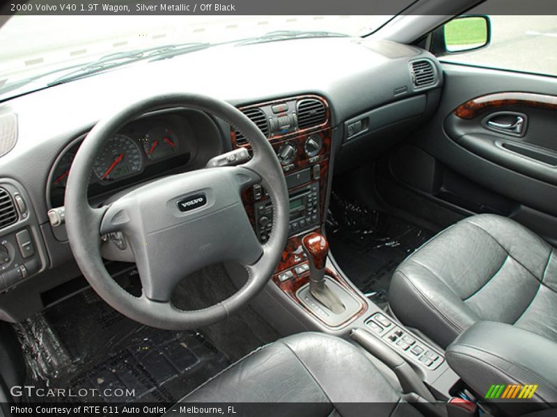 Silver Metallic / Off Black 2000 Volvo V40 1.9T Wagon