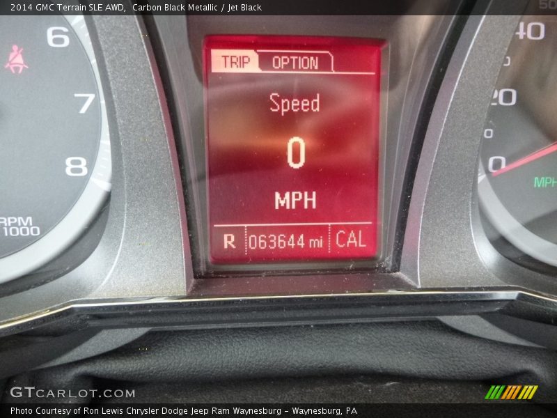 Carbon Black Metallic / Jet Black 2014 GMC Terrain SLE AWD