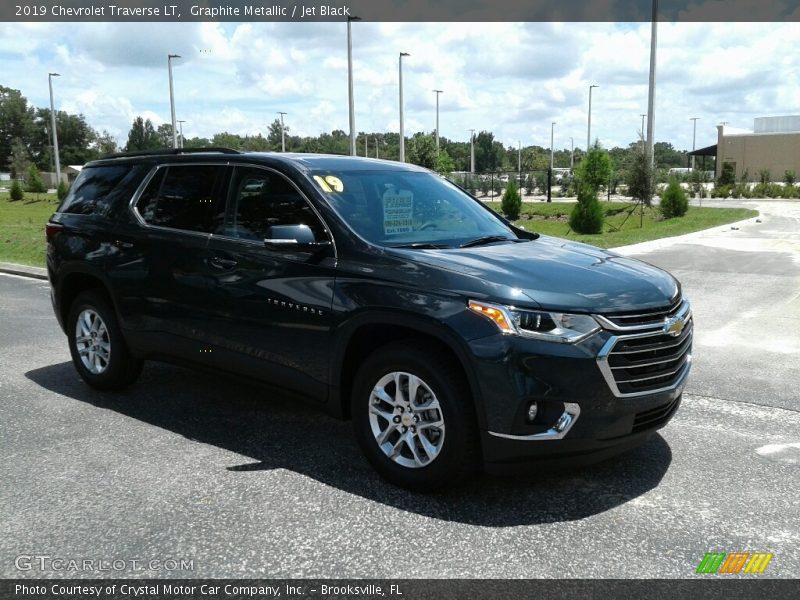 Graphite Metallic / Jet Black 2019 Chevrolet Traverse LT
