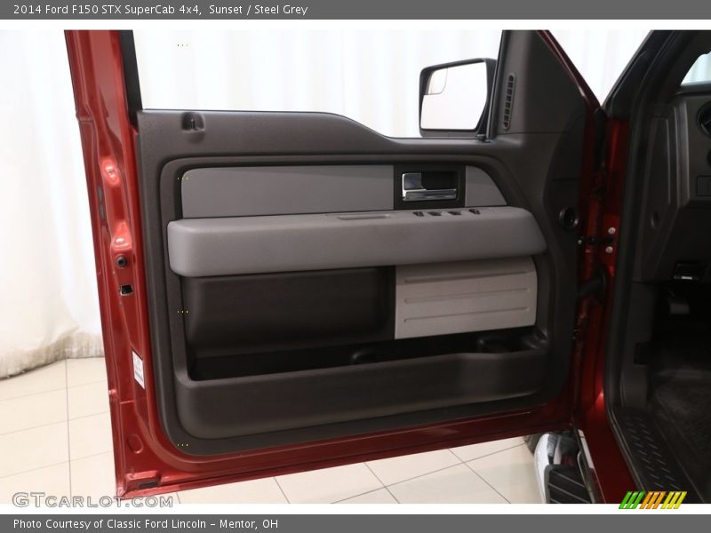 Sunset / Steel Grey 2014 Ford F150 STX SuperCab 4x4