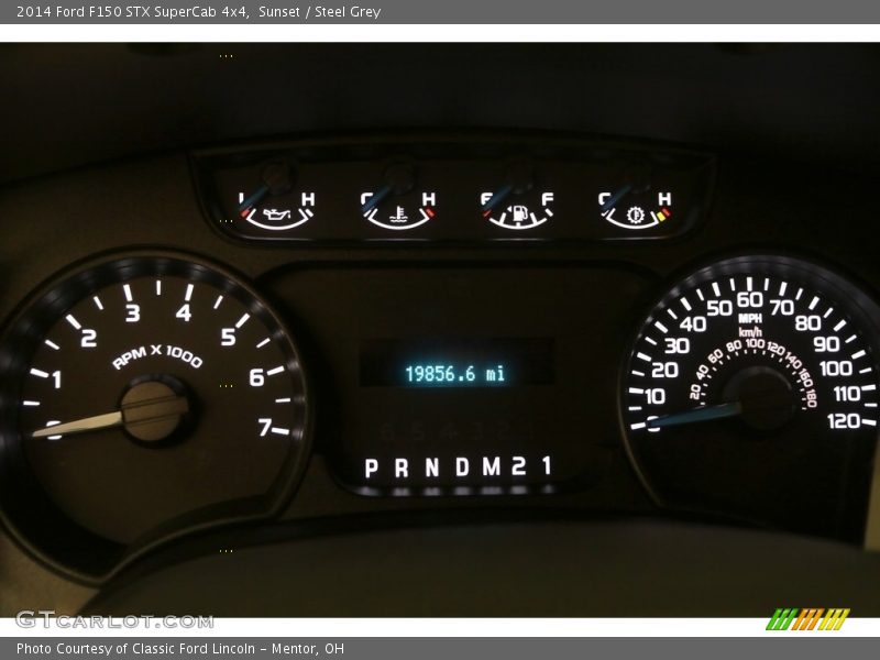 Sunset / Steel Grey 2014 Ford F150 STX SuperCab 4x4