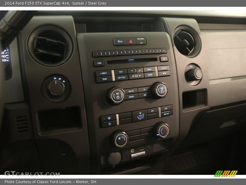 Sunset / Steel Grey 2014 Ford F150 STX SuperCab 4x4