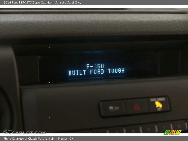 Sunset / Steel Grey 2014 Ford F150 STX SuperCab 4x4
