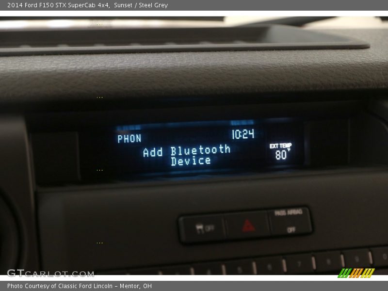 Sunset / Steel Grey 2014 Ford F150 STX SuperCab 4x4