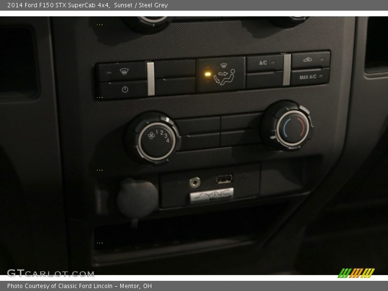 Sunset / Steel Grey 2014 Ford F150 STX SuperCab 4x4