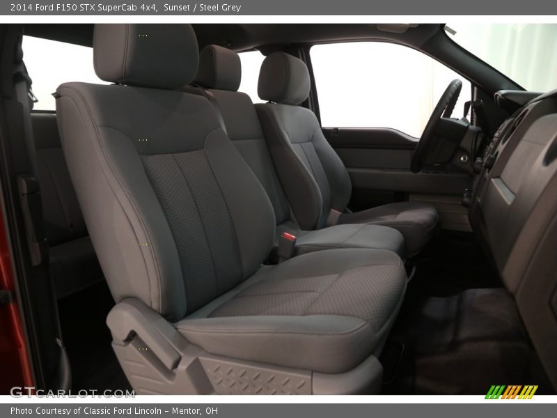 Sunset / Steel Grey 2014 Ford F150 STX SuperCab 4x4