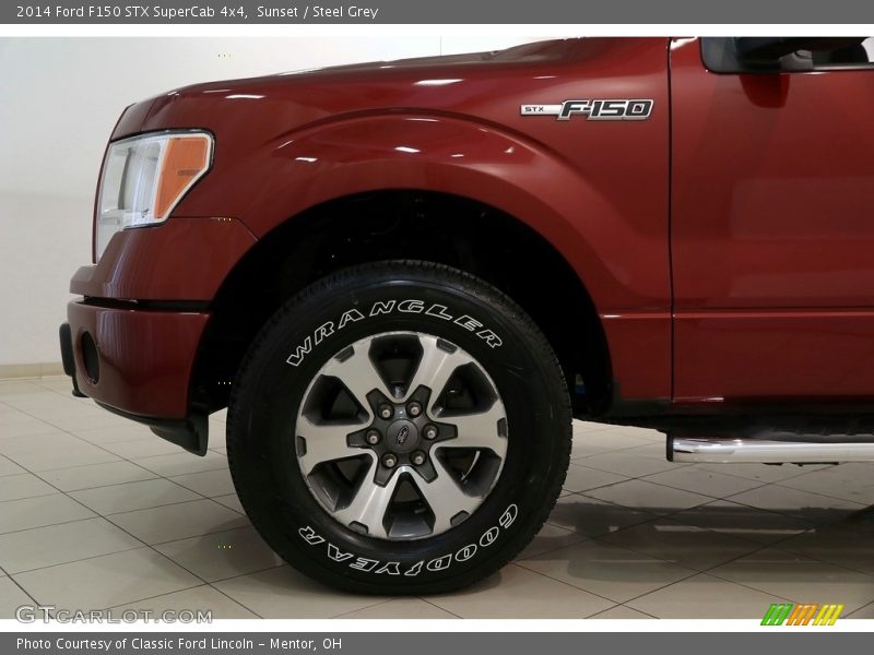 Sunset / Steel Grey 2014 Ford F150 STX SuperCab 4x4