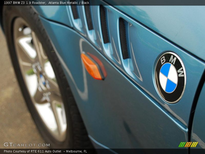 Atlanta Blue Metallic / Black 1997 BMW Z3 1.9 Roadster