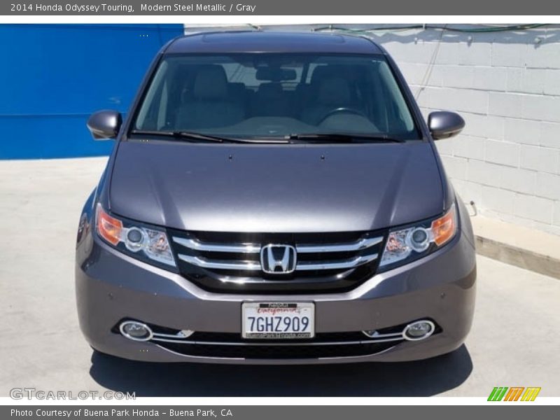 Modern Steel Metallic / Gray 2014 Honda Odyssey Touring