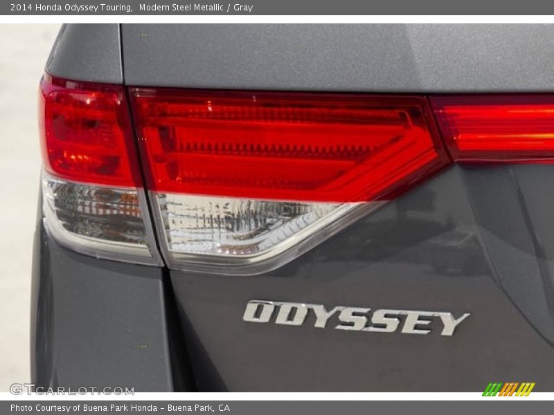 Modern Steel Metallic / Gray 2014 Honda Odyssey Touring