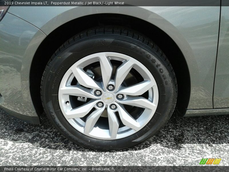 Pepperdust Metallic / Jet Black/­Light Wheat 2019 Chevrolet Impala LT