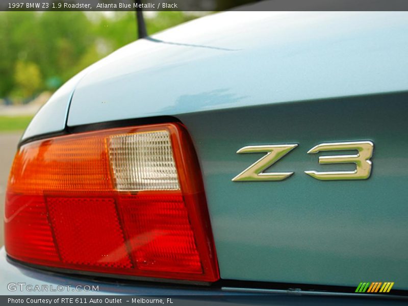 Atlanta Blue Metallic / Black 1997 BMW Z3 1.9 Roadster