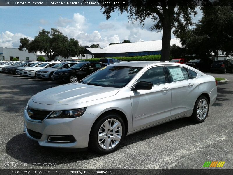 Silver Ice Metallic / Jet Black/­Dark Titanium 2019 Chevrolet Impala LS