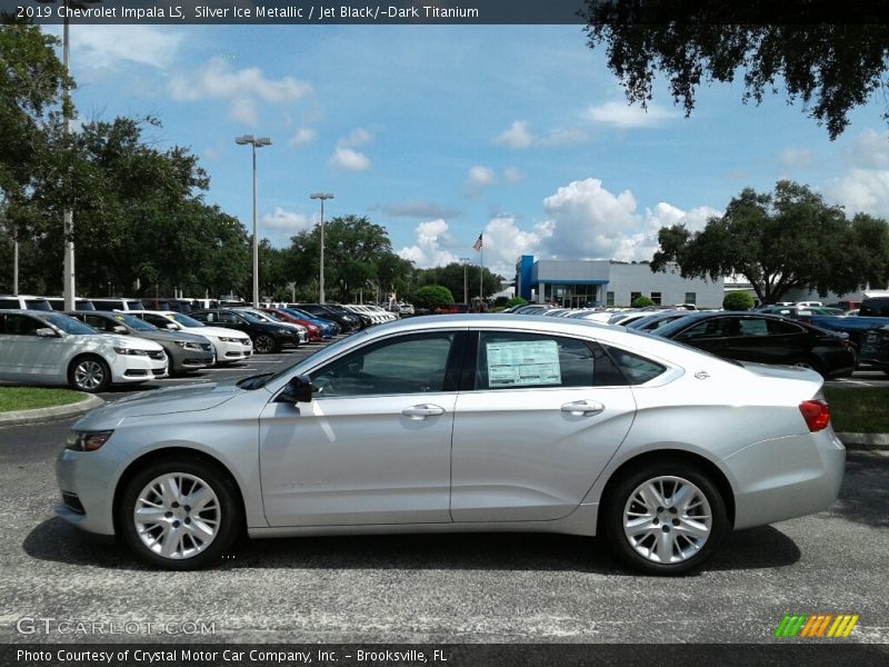 Silver Ice Metallic / Jet Black/­Dark Titanium 2019 Chevrolet Impala LS