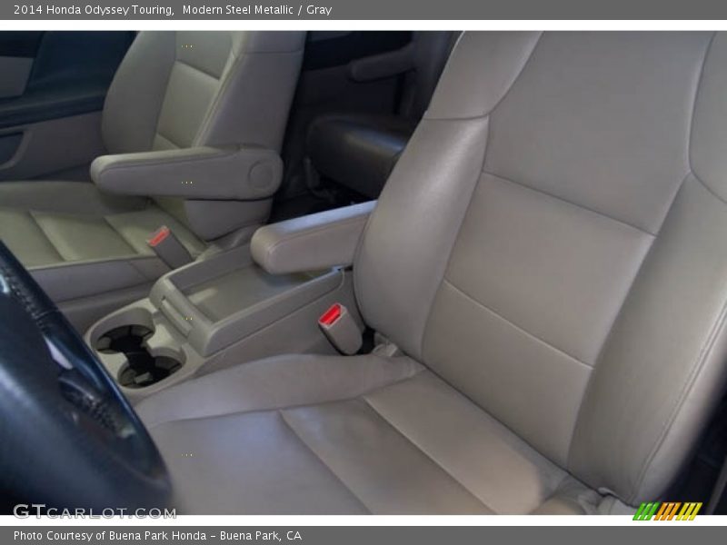 Modern Steel Metallic / Gray 2014 Honda Odyssey Touring