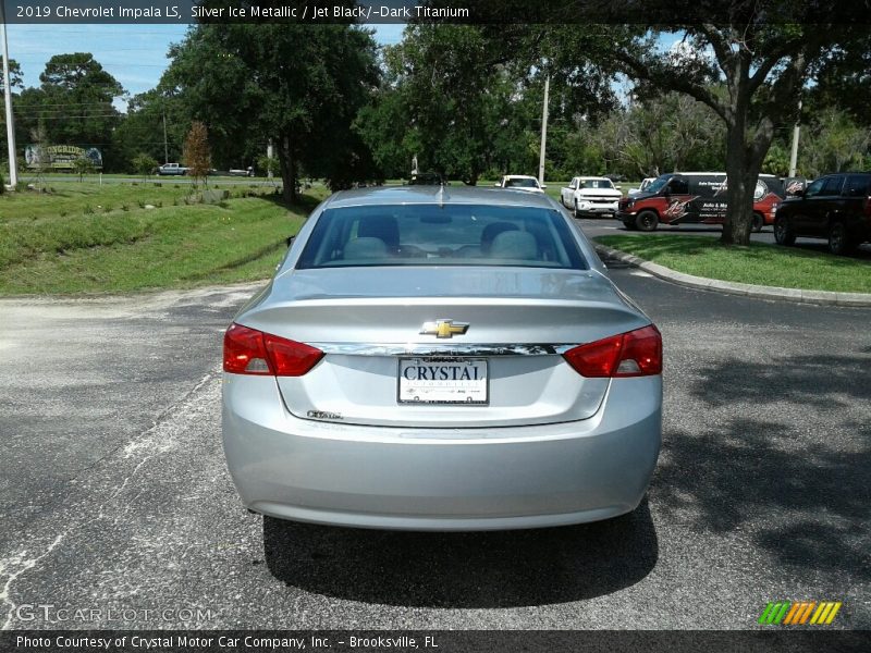 Silver Ice Metallic / Jet Black/­Dark Titanium 2019 Chevrolet Impala LS