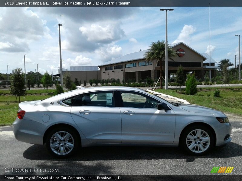 Silver Ice Metallic / Jet Black/­Dark Titanium 2019 Chevrolet Impala LS