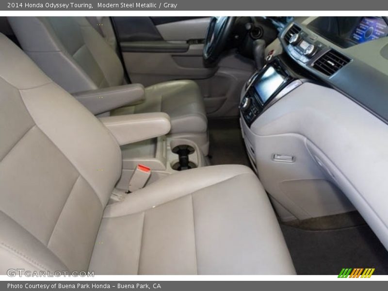 Modern Steel Metallic / Gray 2014 Honda Odyssey Touring