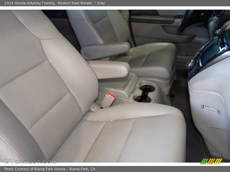 Modern Steel Metallic / Gray 2014 Honda Odyssey Touring