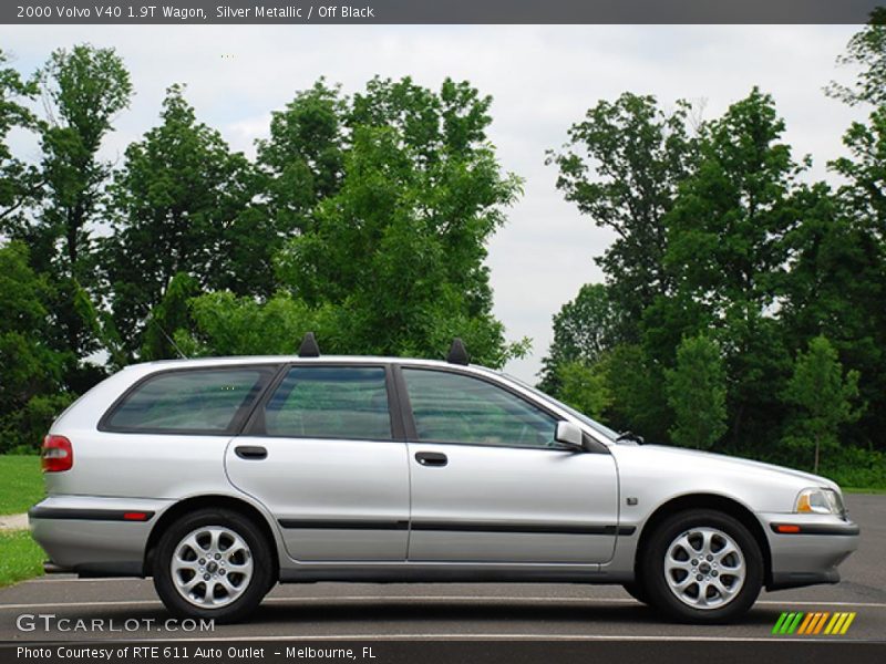 Silver Metallic / Off Black 2000 Volvo V40 1.9T Wagon