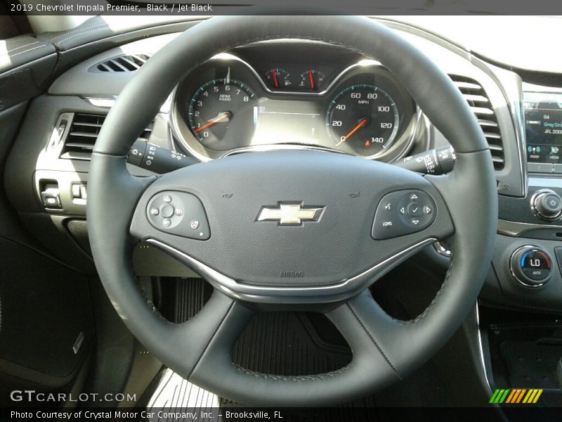 Black / Jet Black 2019 Chevrolet Impala Premier