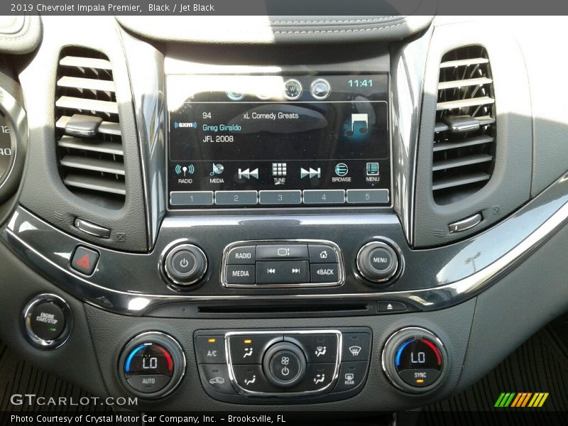 Black / Jet Black 2019 Chevrolet Impala Premier