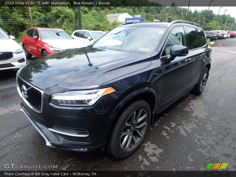 Blue Metallic / Blonde 2019 Volvo XC90 T5 AWD Momentum