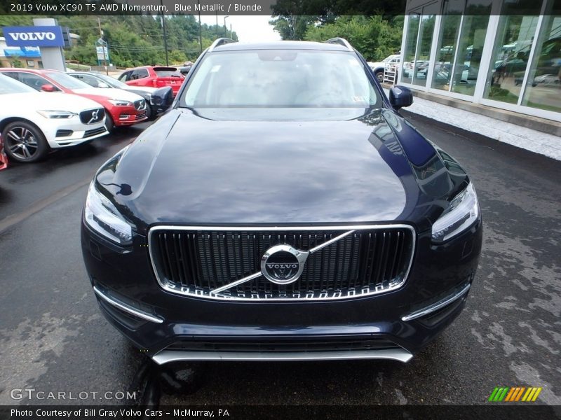 Blue Metallic / Blonde 2019 Volvo XC90 T5 AWD Momentum