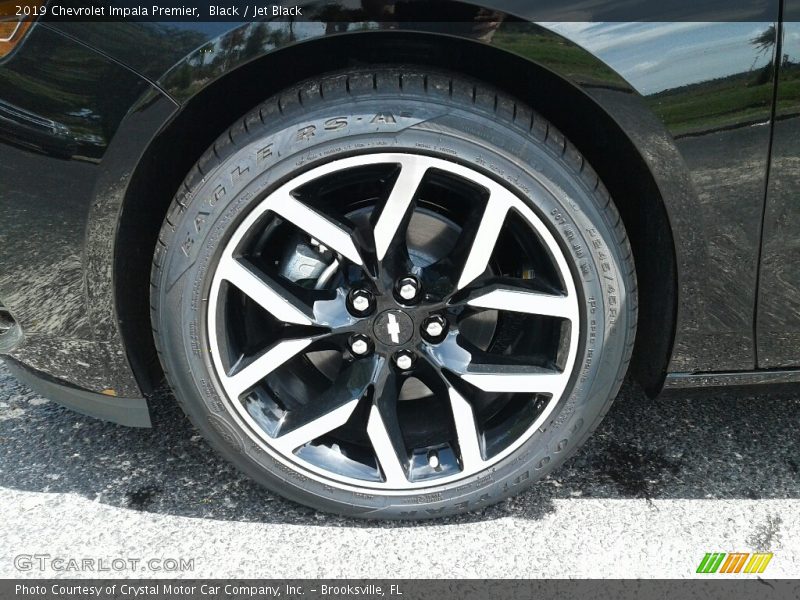 Black / Jet Black 2019 Chevrolet Impala Premier