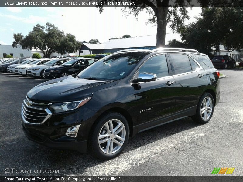 Mosaic Black Metallic / Jet Black/Brandy 2019 Chevrolet Equinox Premier