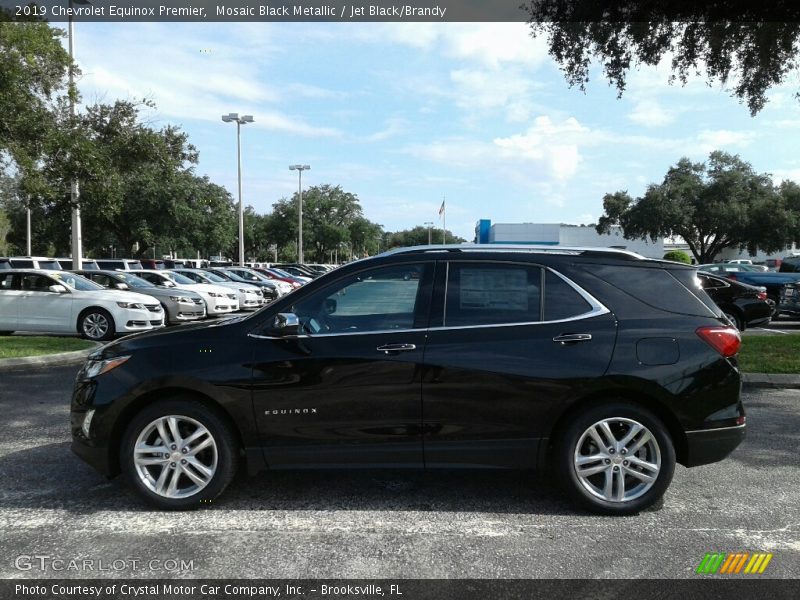 Mosaic Black Metallic / Jet Black/Brandy 2019 Chevrolet Equinox Premier
