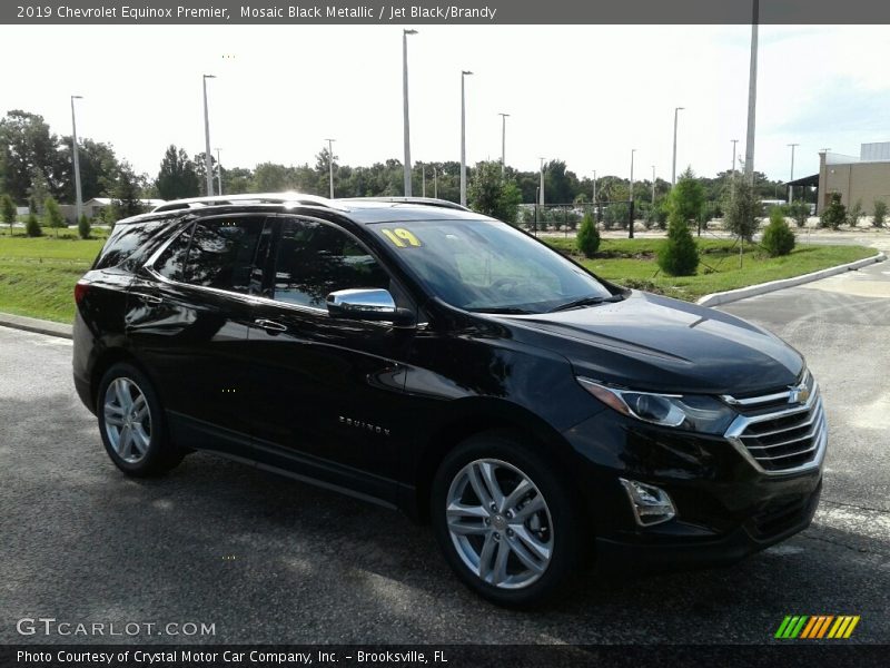 Mosaic Black Metallic / Jet Black/Brandy 2019 Chevrolet Equinox Premier