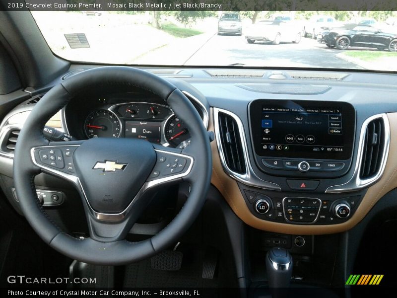 Mosaic Black Metallic / Jet Black/Brandy 2019 Chevrolet Equinox Premier
