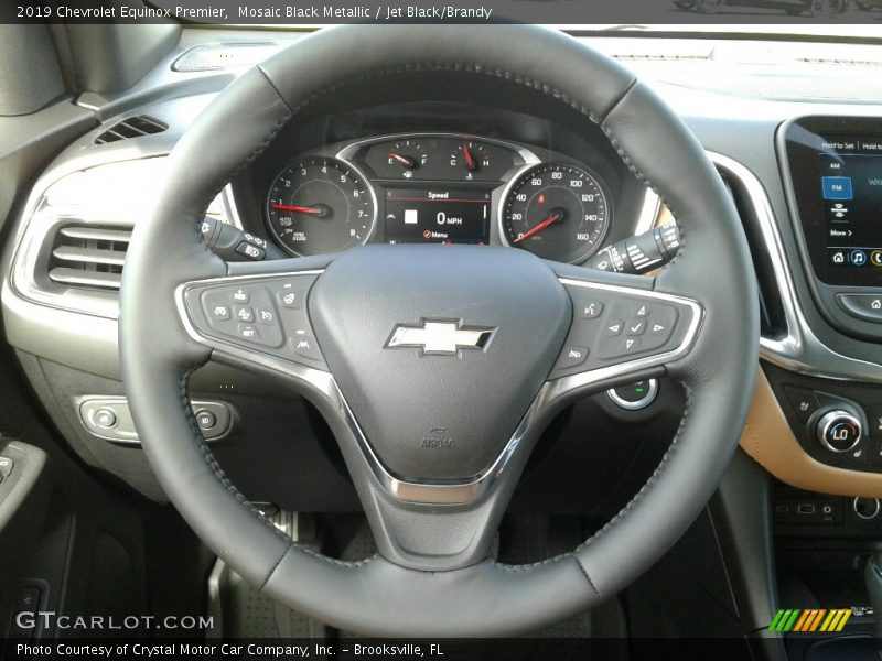 Mosaic Black Metallic / Jet Black/Brandy 2019 Chevrolet Equinox Premier