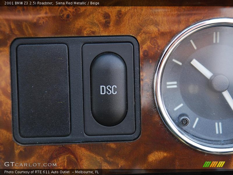 Siena Red Metallic / Beige 2001 BMW Z3 2.5i Roadster