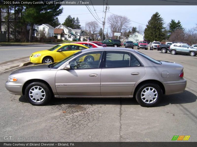 Light Sandrift Metallic / Taupe 2001 Buick Century Custom